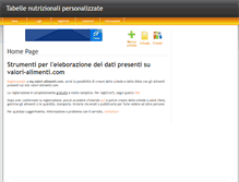 Tablet Screenshot of my.valori-alimenti.com